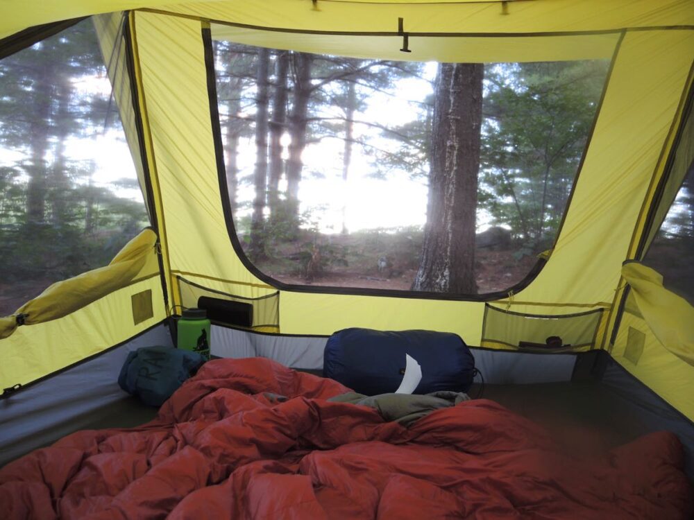 The views and ventilation are the best I have every had in any tent every tested Tentesity 10