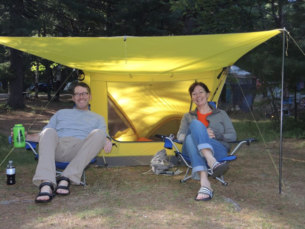 Bruce and Tracy car camping - Algonquin Park Ontario Tentesity 12