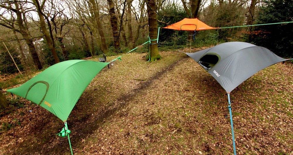 Stingray tents made by Tentsile are "Swiss Family Robinson" cool tentsile Stingray
